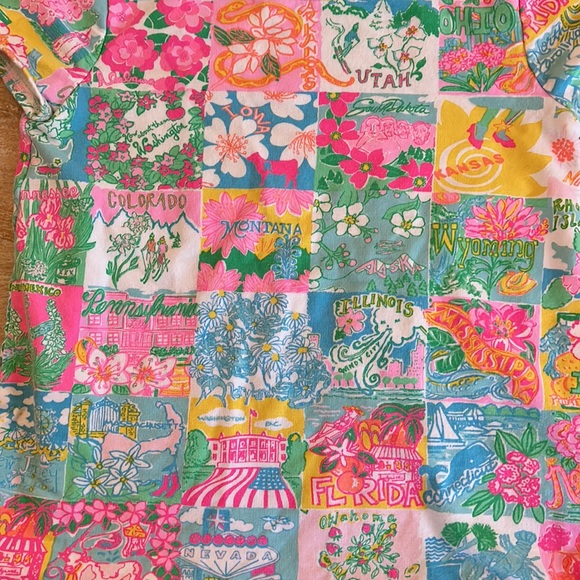 Lilly Pulitzer US STATES dress - Picture 2 of 5